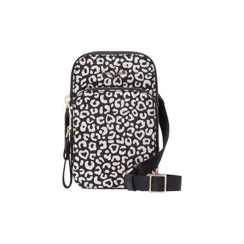 Kate Spade Переработанный нейлон Сумка через плечо Женская Черная Многоцветная