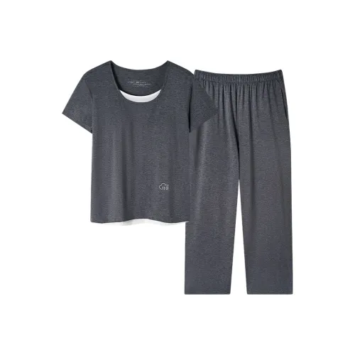 MIIOW Cool One Summer Series Пижамный комплект Женские Темно-серый