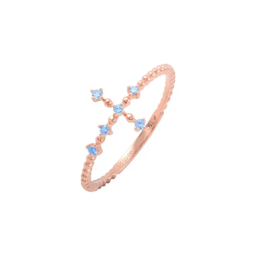 Кольца из серебра 925 пробы с покрытием из 18К золота женские