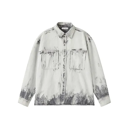 Organic Emotion Промытый синий Унисекс Рубашки