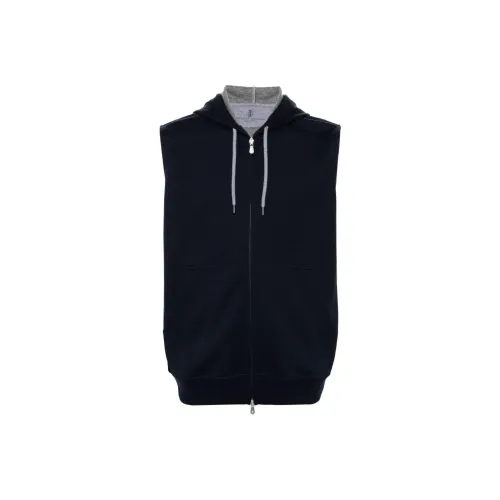 BRUNELLO CUCINELLI Толстовка Мужская Морской Синий