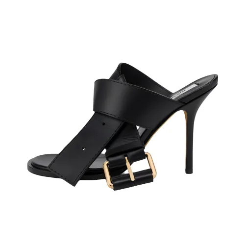 MOSCHINO Слипоны 10 см Женские Черные