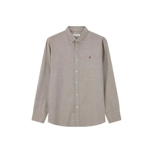 BEANPOLE Каштановые Мужские Рубашки