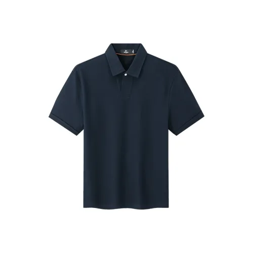 SEPTWOLVES Повседневный Коммутирование Повседневный Коммутирование Путешествие Универсальный Короткий Рукав Поло Мужской