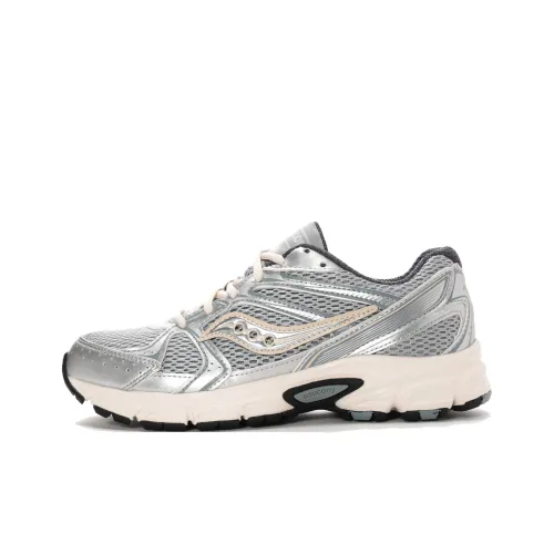 Saucony Ride Millennium Slip Resistant Abrasion Resistant Низкий Топ Casual Женский Серебряный