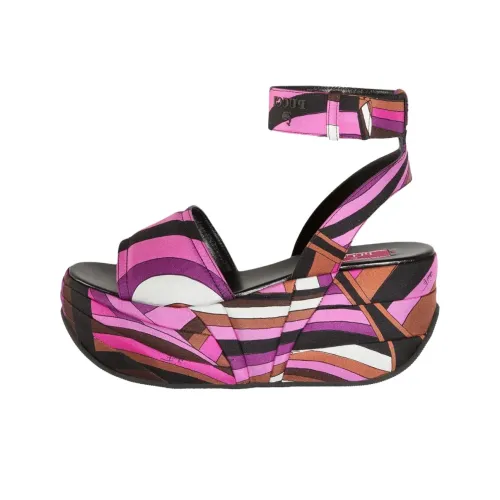 EMILIO PUCCI One Ремень Сандалии Женские Фиолетовые