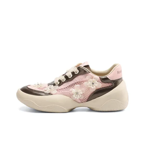 Rosa Bianca Низкий Топ Кроссовки с Толстой Подошвой Женские