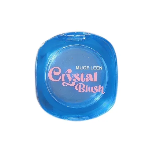 MUGE LEEN Прозрачный Кристальный Румяна Длинный Тяжелый Нет TRANSFER Матовый с Fine Искра