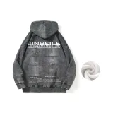 Промытый черный (флисовая подкладка)