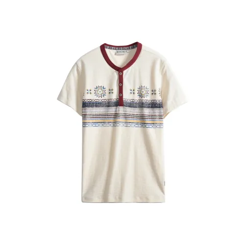 MCS Бежевые Мужские T-рубашки