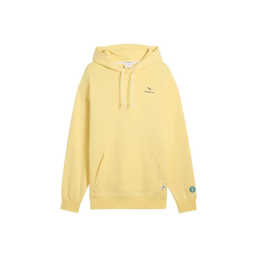 PUMA Manchester CityMMQ Hoodie Мужская Светло-Лимонная Толстовка
