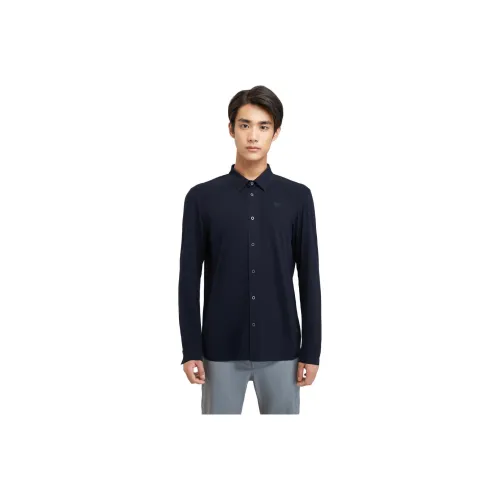 KOLON SPORT SECO Рубашка Мужская Темно-синяя