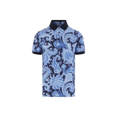 ETRO Синий Мужская Поло