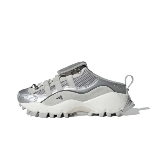 Adidas FOS SEEULATER MULE Низкий Топ Casual Женский Металлический Серебристый