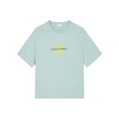 Calvin Klein SS25 T Рубашка Мужская Светло-Синяя