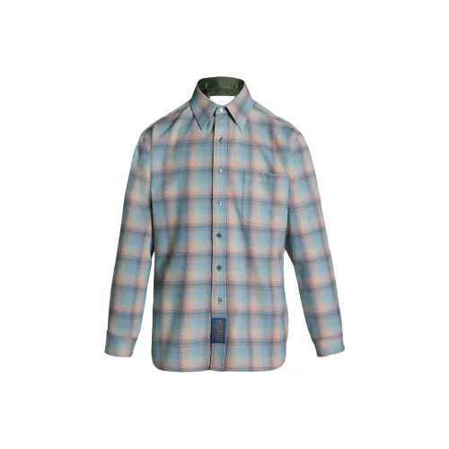 Maison Margiela x PENDLETON FW23 Рубашка Унисекс Розово-Синий