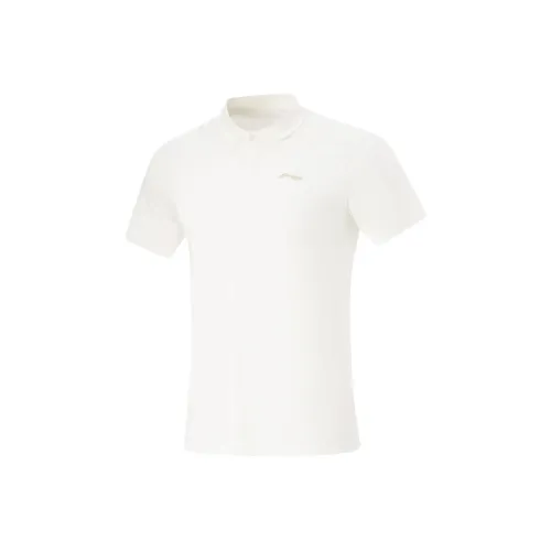 LINING Fitness Series Поло Мужское Айвори