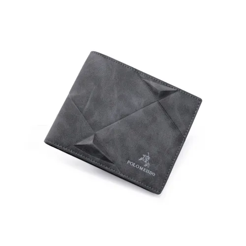 POLOMEISDO Синтетическая кожа Классический Экстра Тонкий Практичный Кошелек Мужской Серый