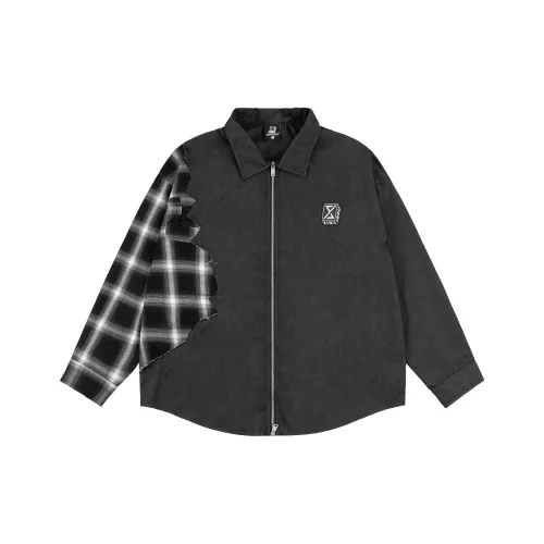 XINYINSU Черная унисекс рубашка