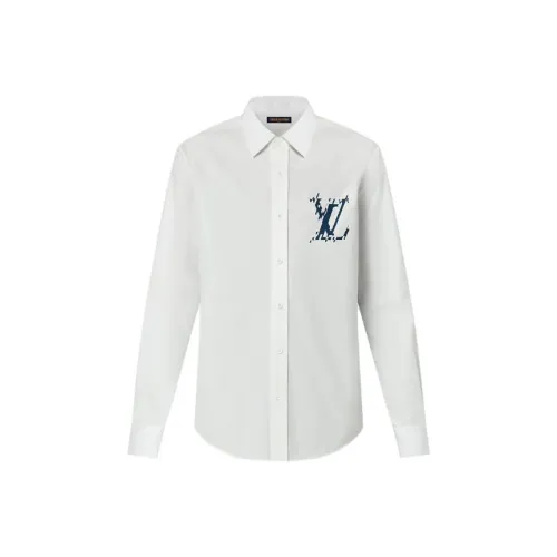 LOUIS VUITTON Рубашка Мужская Белая