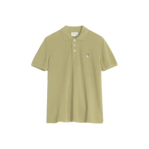 Maison Kitsune Polo Мужское Зеленое