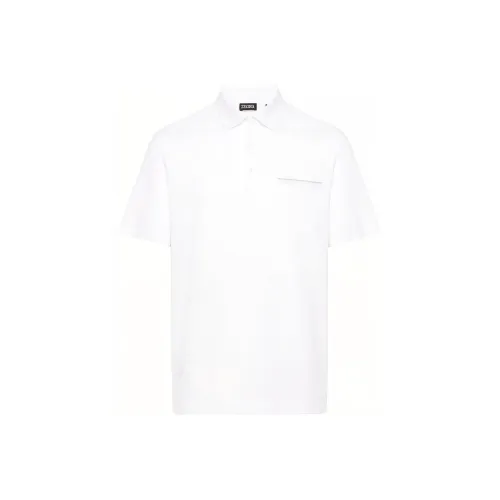 Ermenegildo Zegna Белая Мужская Рубашка Поло