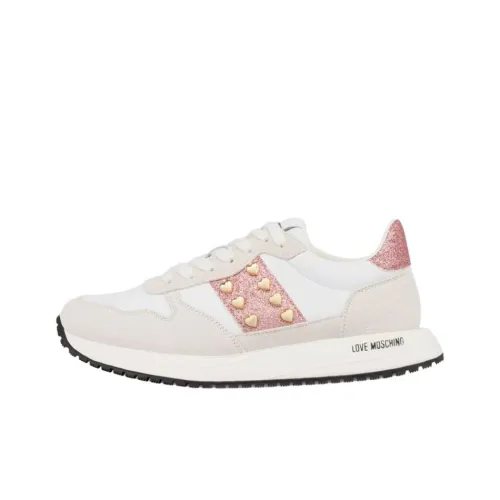 LOVE MOSCHINO Низкий топ Повседневная обувь Женская Бежевая