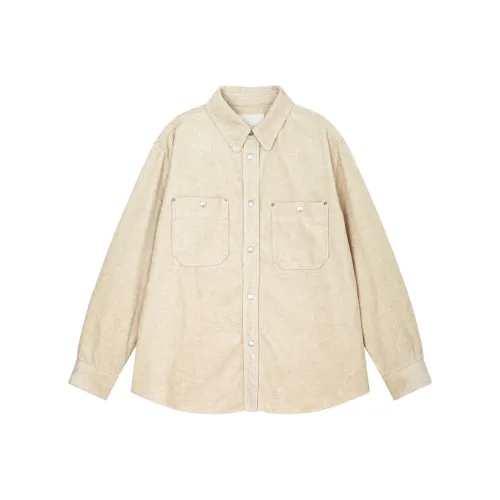 ISABEL MARANT Бежевые Мужские Рубашки