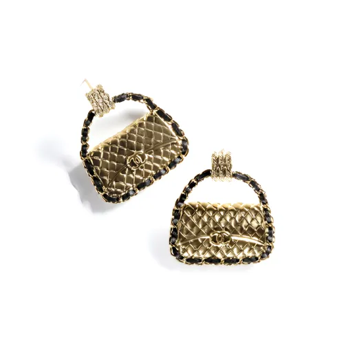 CHANEL Серьги Золотые Женские