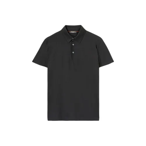 Loro Piana Мужская черная поло