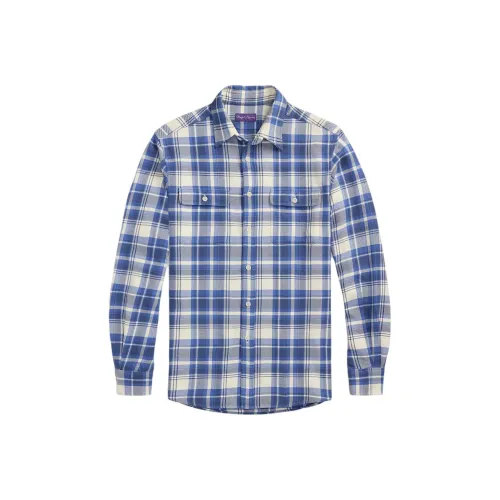 Ralph Lauren Purple Label Мужские Синие Рубашки
