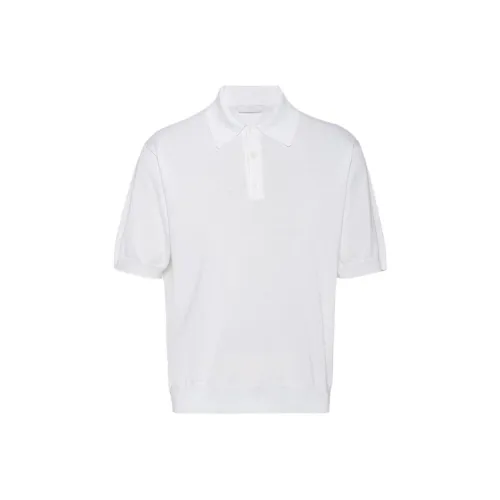 PRADA Белая Мужская Поло