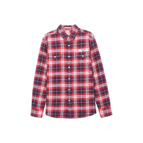 MCS Red Men's Shirts MCS Красные Мужские Рубашки