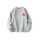 Вересковый серый (Логотип Miniso и смайлик на груди)
