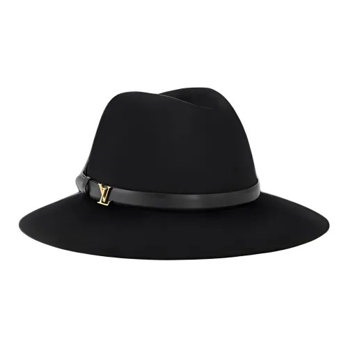 LOUIS VUITTON Волосы Бесплатно Телячья кожа Металлические цилиндры Женские Черный