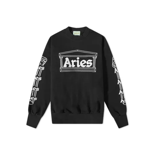 Aries Черные Мужские Свитшоты
