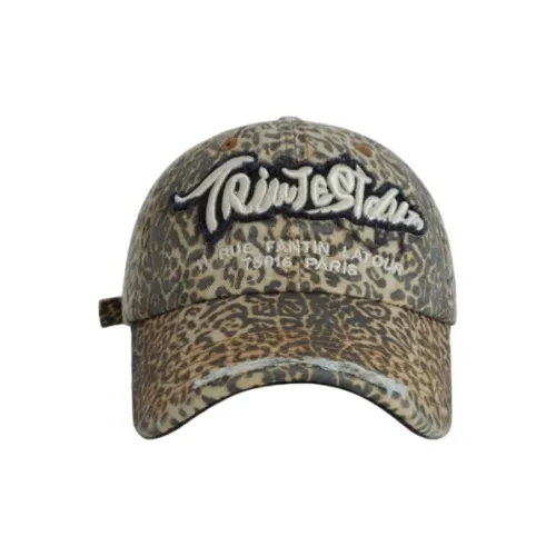 FREE RABBITⅡ Стираемый 3D-эффект Буква Вышивка Рваный Маленький Лицо Дисплей Кепки Унисекс