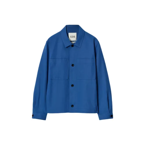 COS Cobalt Blue Мужские Рубашки