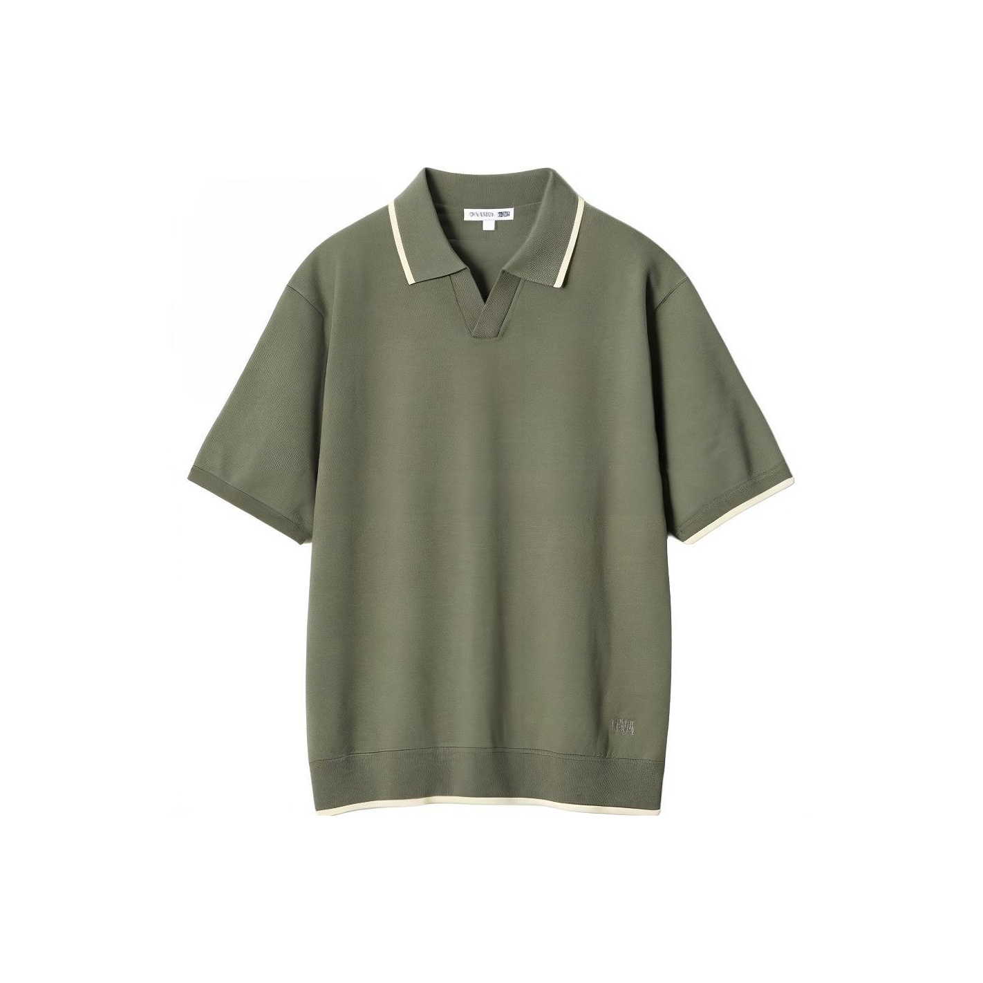 UNIQLO X JWANDERSON UNIQLO JW Anderson Co Бренд Серия SS24 Мужское Поло Оливковы