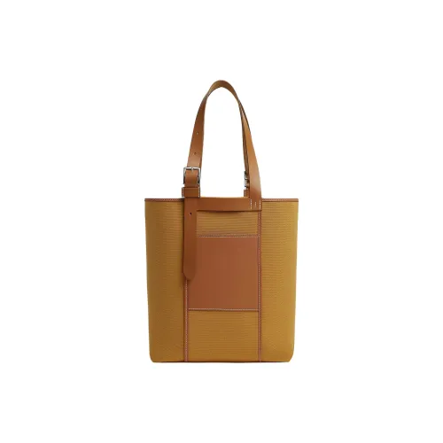 HERMES Etriviere Pocket Goeland Холст с Hunter Кожа And Swift Телячья кожа Одно плечо Сумка Мужской