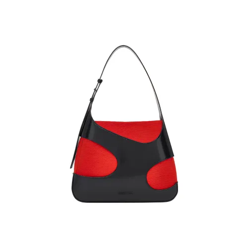 Ferragamo Сумка-хобо сумка сумка через плечо из воловьей кожи с пэчворком холст средний размер женская