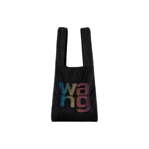 Alexander Wang Crystal Glass Shopping Bag Mini Unisex Black Александр Ванг Кристальная стеклянная сумка для покупок мини унисекс черный