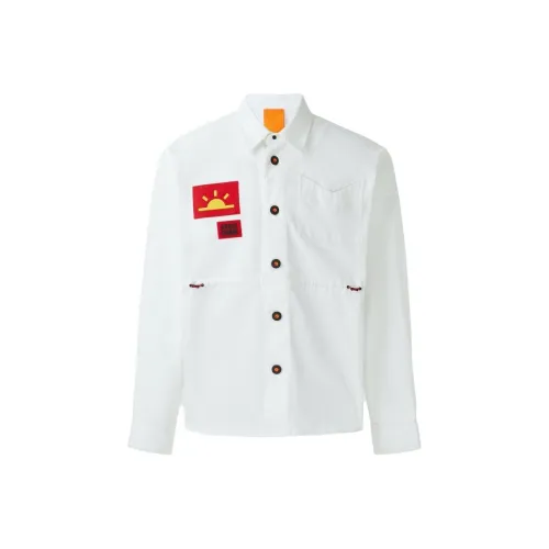 ANGUS CHIANG Белый Мужской Рубашки