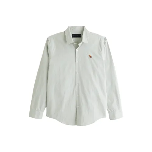 Abercrombie＆Fitch Рубашка Мужская Светло-Серый