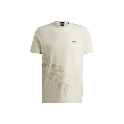 Hugo Boss T-Рубашка Men's Natural Белый