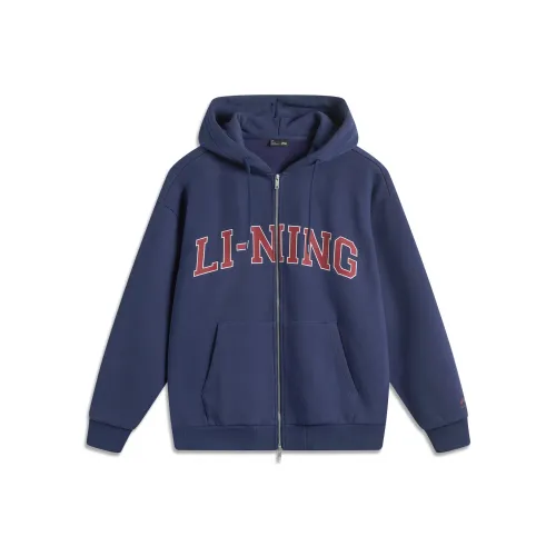 LINING Weekend youth Толстовка Унисекс Темный Корабельный Синий