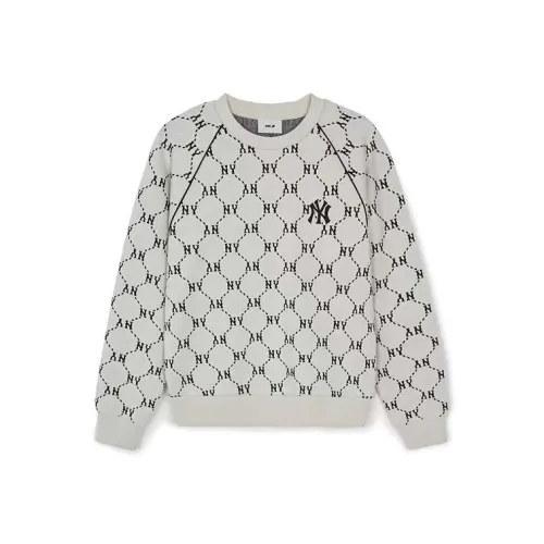 MLB Base Logo New York Yankees Свитшот Унисекс Темный Кремовый