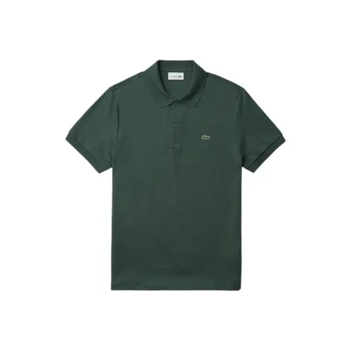 LACOSTE Поло Мужское Темно-Зеленое
