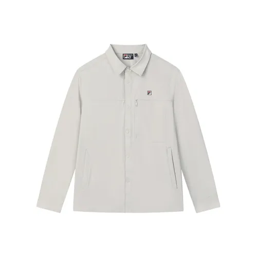 FILA Рубашка Мужская Небесно-синий Пшенично-бежевый