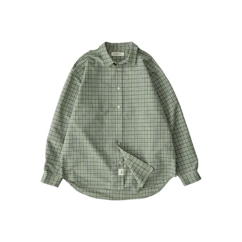 Halfwayhouse Зеленые Мужские Рубашки